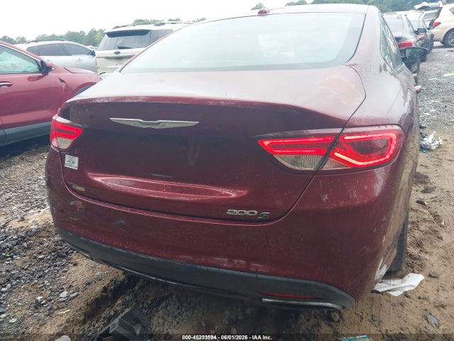2015 Chrysler 200 S მანქანა იყიდება აუქციონზე, vin: 1C3CCCBB7FN675817, აუქციონის ნომერი: 45233594