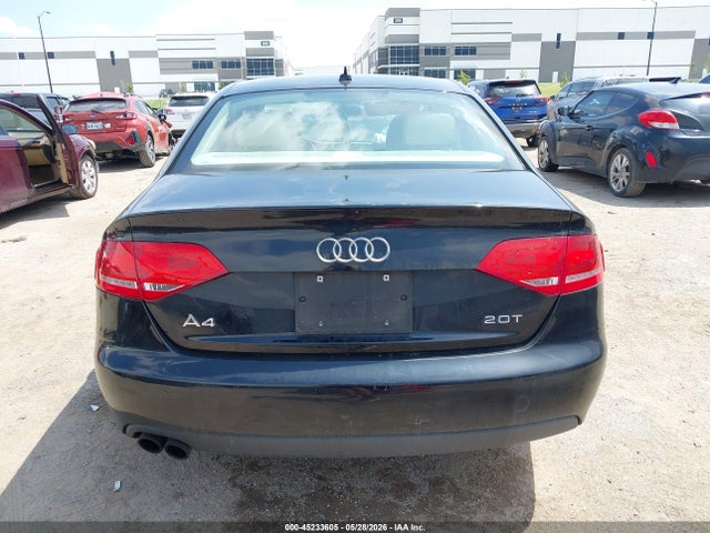 2011 Audi A4 2.0t Premium მანქანა იყიდება აუქციონზე, vin: WAUEFAFL5BN055512, აუქციონის ნომერი: 45233605