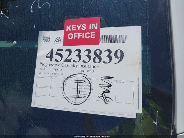 Tesla Model 3 Rear-wheel Drive 2023 5YJ3E1EA0PF563194 Image 23