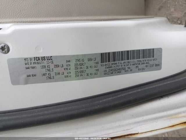 Продаж на аукціоні авто 2017 Dodge Grand Caravan Se, vin: 2C4RDGBG3HR637626, номер лоту: 45233845