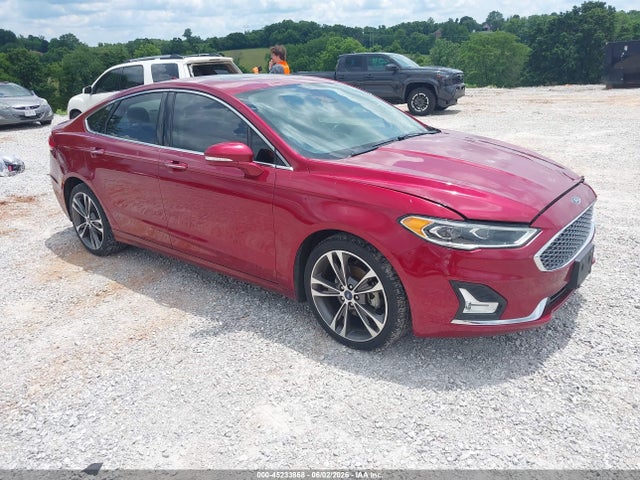 45233868 :رقم المزاد ، 3FA6P0D94KR153116 vin ، 2019 Ford Fusion Titanium مزاد بيع