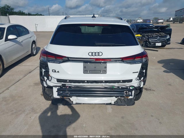 2024 Audi Q4 E-tron Premium Plus 55 Quattro მანქანა იყიდება აუქციონზე, vin: WA1LUBFZ3RP060601, აუქციონის ნომერი: 45233889