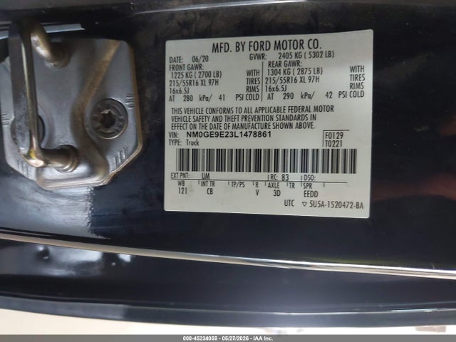 NM0GE9E23L1478861 Ford Transit Connect