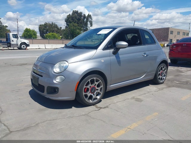 45234105 :رقم المزاد ، 3C3CFFBR6FT647612 vin ، 2015 Fiat 500 Sport مزاد بيع