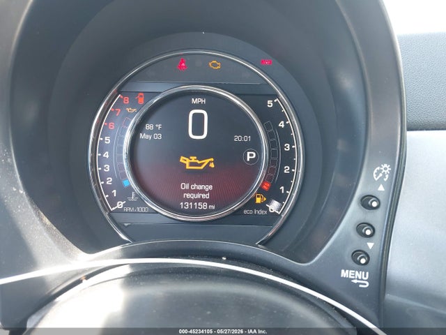 45234105 :رقم المزاد ، 3C3CFFBR6FT647612 vin ، 2015 Fiat 500 Sport مزاد بيع
