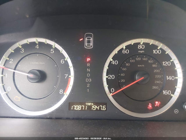 45234383 :رقم المزاد ، 1HGCS1B86AA014689 vin ، 2010 Honda Accord 2.4 Ex-l مزاد بيع