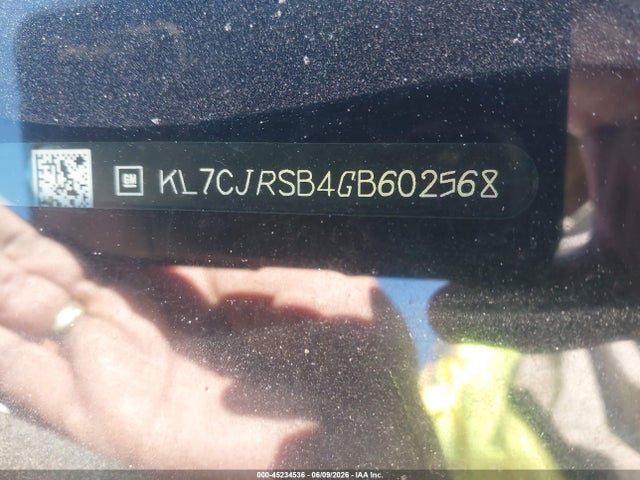 Продажа на аукционе авто 2016 Chevrolet Trax Ltz, vin: KL7CJRSB4GB602568, номер лота: 45234536