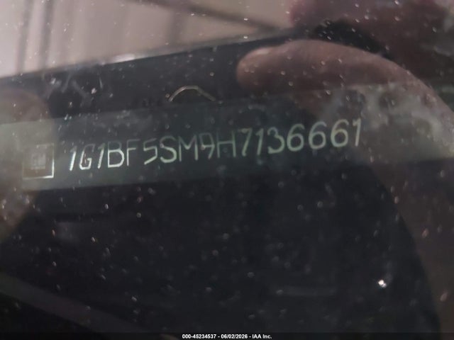 45234537 :رقم المزاد ، 1G1BF5SM9H7136661 vin ، 2017 Chevrolet Cruze Premier Auto مزاد بيع