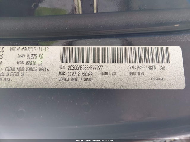 Aukcja sprzedaży 2014 Chrysler 300 300s, vin: 2C3CCABG6EH200277, numer aukcji: 45234616