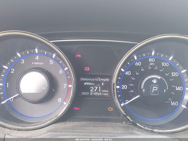 45234705 :رقم المزاد ، 5NPEB4AC8DH708134 vin ، 2013 Hyundai Sonata Gls مزاد بيع