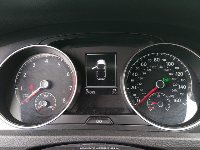 45234712 :رقم المزاد ، 3VWG57AU7KM031429 vin ، 2019 Volkswagen Golf 1.4t S/1.4t Se مزاد بيع