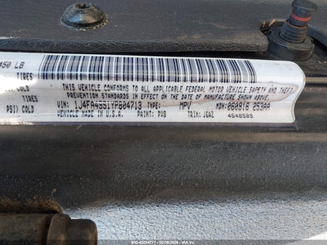 45234771 :رقم المزاد ، 1J4FA49S1YP804713 vin ، 2000 Jeep Wrangler Sport مزاد بيع