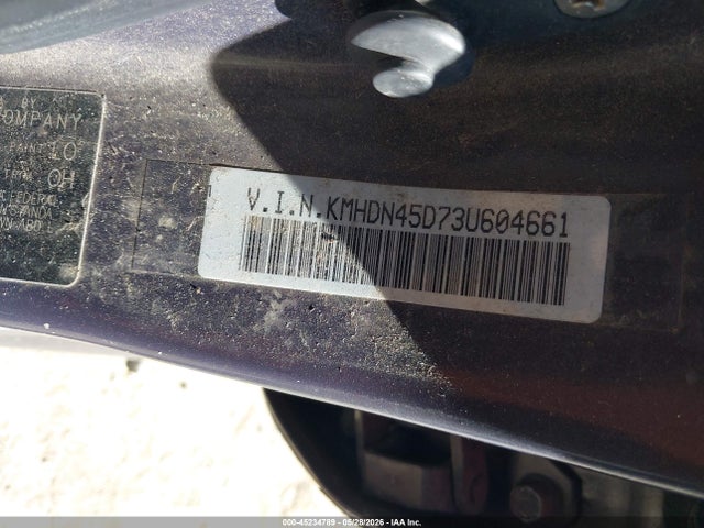 Aukcja sprzedaży 2003 Hyundai Elantra Gls/gt, vin: KMHDN45D73U604661, numer aukcji: 45234789