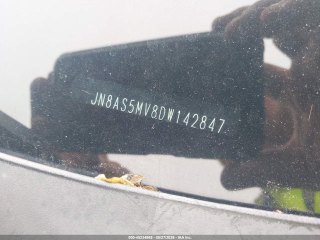 45234869 :رقم المزاد ، JN8AS5MV8DW142847 vin ، 2013 Nissan Rogue Sv W/sl Pkg مزاد بيع