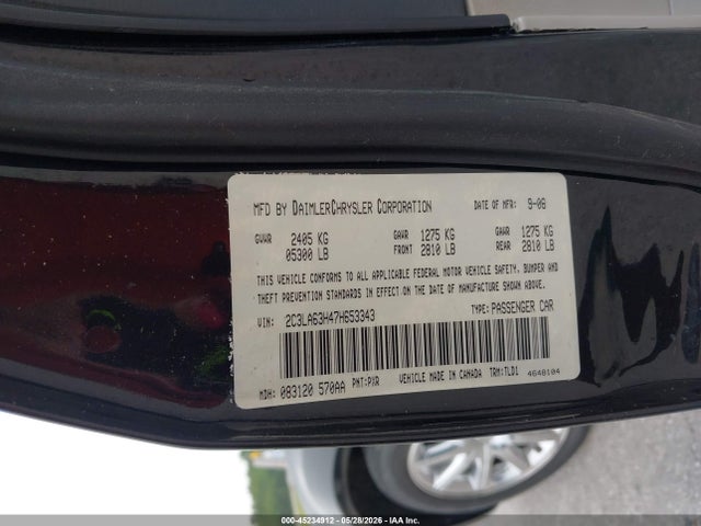 Aukcja sprzedaży 2007 Chrysler 300c, vin: 2C3LA63H47H653343, numer aukcji: 45234912