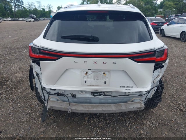 Aukcja sprzedaży 2022 Lexus Nx 350 Luxury, vin: 2T2HGCEZ8NC007195, numer aukcji: 45234930