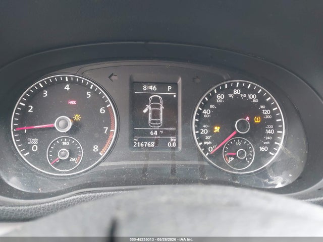 2013 Volkswagen Passat 2.5l Se მანქანა იყიდება აუქციონზე, vin: 1VWBP7A3XDC047673, აუქციონის ნომერი: 45235013