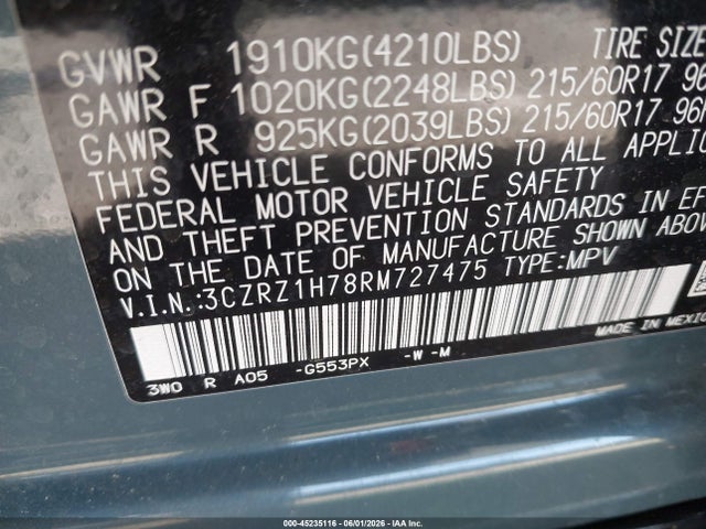 Honda HR-V 2024 3CZRZ1H78RM727475 Image 23