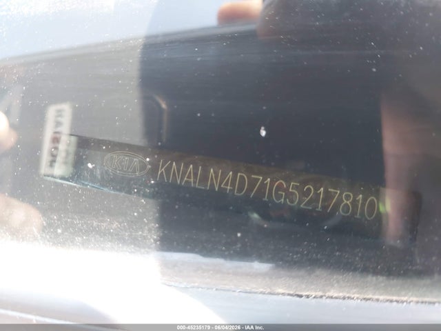 Aukcja sprzedaży 2016 Kia Cadenza Premium, vin: KNALN4D71G5217810, numer aukcji: 45235179