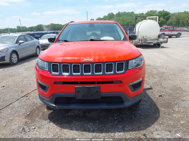 2018 Jeep Compass Sport 4x4 მანქანა იყიდება აუქციონზე, vin: 3C4NJDAB7JT392246, აუქციონის ნომერი: 45235217