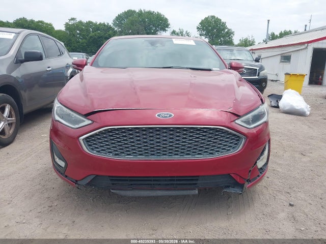 2019 Ford Fusion Titanium მანქანა იყიდება აუქციონზე, vin: 3FA6P0D92KR225205, აუქციონის ნომერი: 45235393