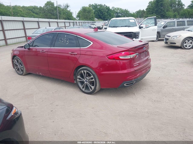 Auction sale of the 2019 Ford Fusion Titanium, vin: 3FA6P0D92KR225205, lot number: 45235393