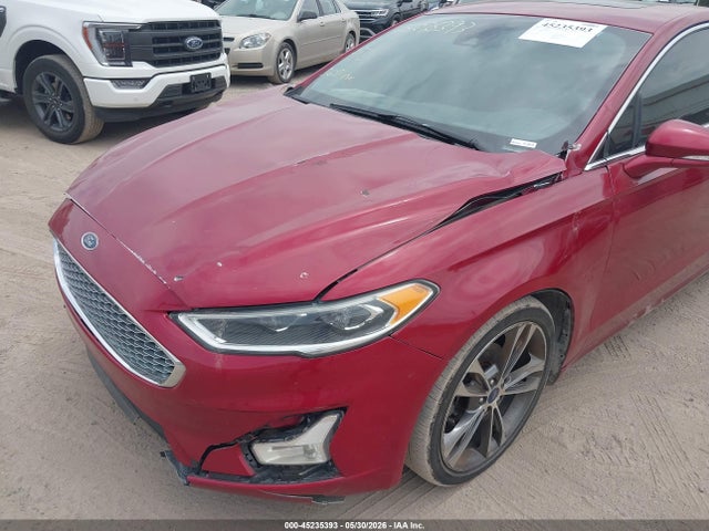 Продаж на аукціоні авто 2019 Ford Fusion Titanium, vin: 3FA6P0D92KR225205, номер лоту: 45235393
