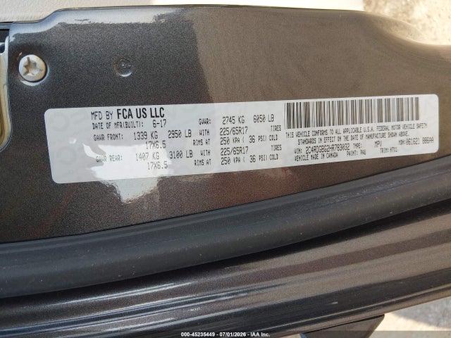 Dodge Grand Caravan Se 2017 2C4RDGBG2HR783032 Image 9