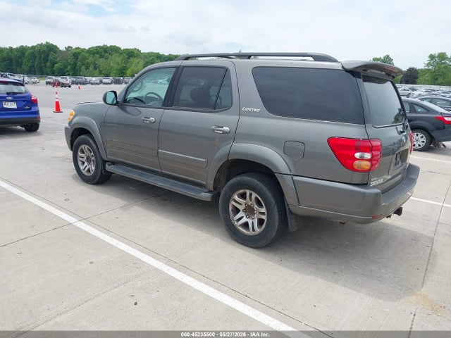 45235500 :رقم المزاد ، 5TDBT48A54S225764 vin ، 2004 Toyota Sequoia Limited V8 مزاد بيع