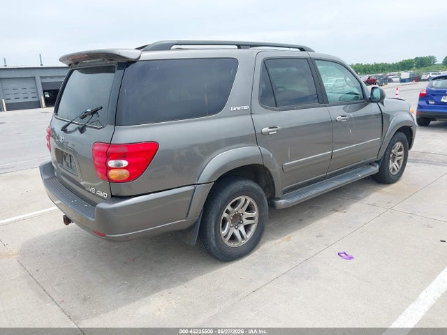 45235500 :رقم المزاد ، 5TDBT48A54S225764 vin ، 2004 Toyota Sequoia Limited V8 مزاد بيع