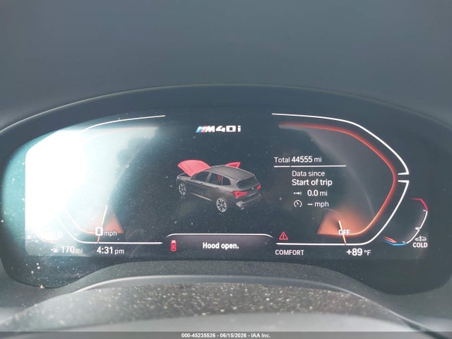 Продаж на аукціоні авто 2022 Bmw X3 M40i, vin: 5UX83DP01N9J46500, номер лоту: 45235526
