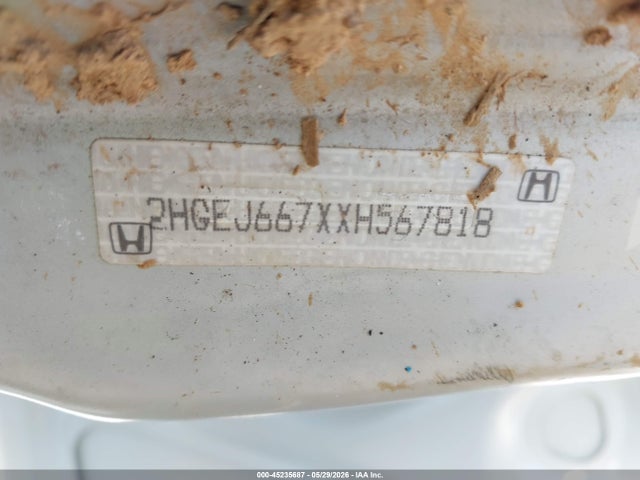 Aukcja sprzedaży 1999 Honda Civic Lx, vin: 2HGEJ667XXH567818, numer aukcji: 45235687