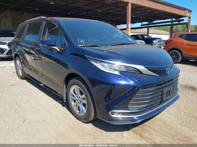 45235691 :رقم المزاد ، 5TDZSKFC2SS163554 vin ، 2025 Toyota Sienna Limited مزاد بيع