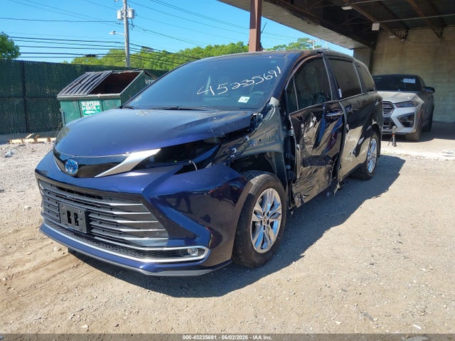 45235691 :رقم المزاد ، 5TDZSKFC2SS163554 vin ، 2025 Toyota Sienna Limited مزاد بيع
