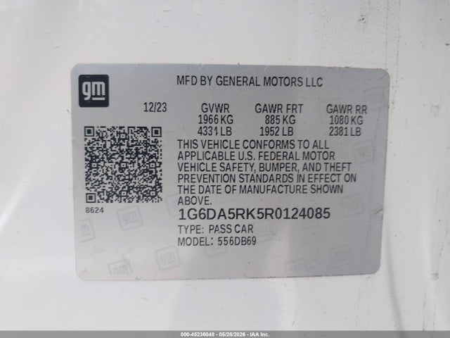 Cadillac Ct4 Luxury 2024 1G6DA5RK5R0124085 Image 9