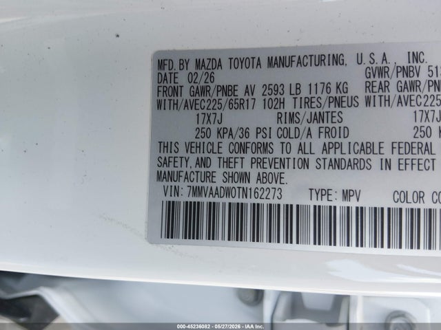 7MMVAADW0TN162273 Mazda Cx-50 Hybrid Premium