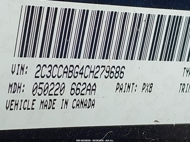 Продаж на аукціоні авто 2012 Chrysler 300 S V6, vin: 2C3CCABG4CH279686, номер лоту: 45236288