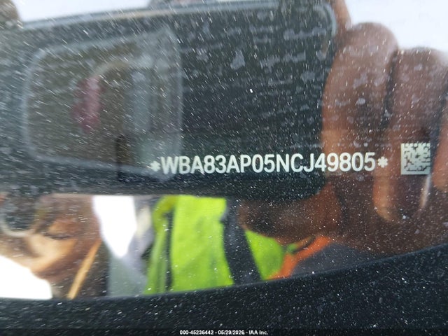 Aukcja sprzedaży 2022 Bmw M440i, vin: WBA83AP05NCJ49805, numer aukcji: 45236442