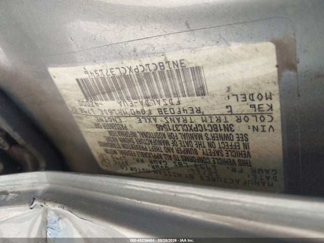 Aukcja sprzedaży 2012 Nissan Versa 1.8 S, vin: 3N1BC1CPXCL371546, numer aukcji: 45236464