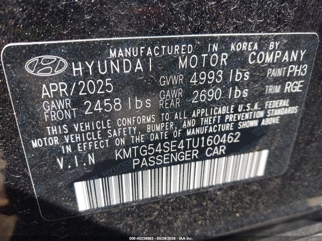 Продаж на аукціоні авто 2026 Genesis G70 3.3t Awd Sport Prestige, vin: KMTG54SE4TU160462, номер лоту: 45236563