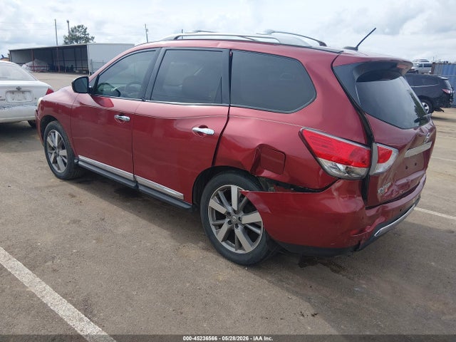 Продаж на аукціоні авто 2014 Nissan Pathfinder Platinum, vin: 5N1AR2MN8EC712267, номер лоту: 45236566
