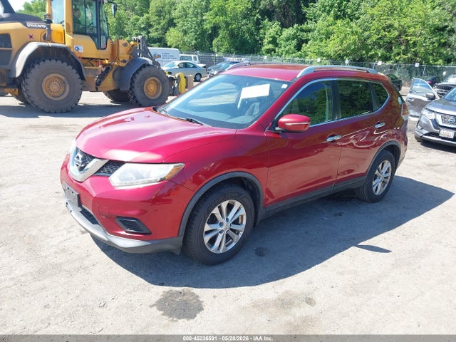 2015 Nissan Rogue Sv მანქანა იყიდება აუქციონზე, vin: KNMAT2MV1FP557271, აუქციონის ნომერი: 45236591