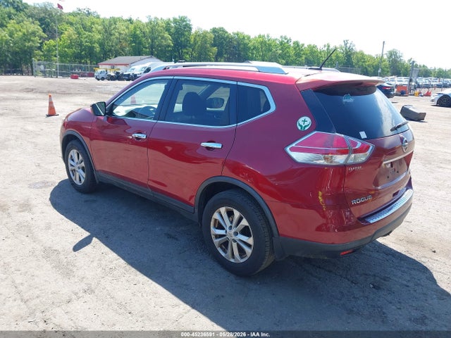 2015 Nissan Rogue Sv მანქანა იყიდება აუქციონზე, vin: KNMAT2MV1FP557271, აუქციონის ნომერი: 45236591