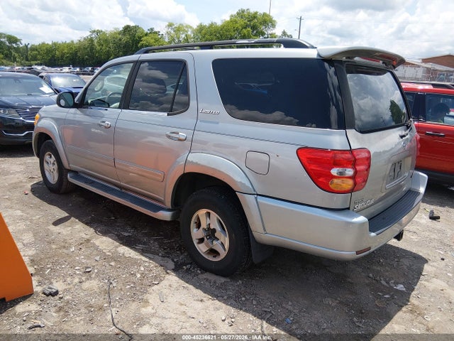 Продаж на аукціоні авто 2002 Toyota Sequoia Limited V8, vin: 5TDZT38A12S120886, номер лоту: 45236621
