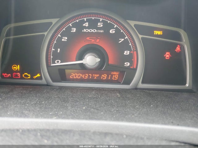 2011 Honda Civic Si მანქანა იყიდება აუქციონზე, vin: 2HGFG2A56BH700598, აუქციონის ნომერი: 45236711