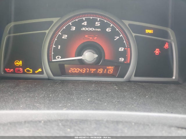 2011 Honda Civic Si მანქანა იყიდება აუქციონზე, vin: 2HGFG2A56BH700598, აუქციონის ნომერი: 45236711