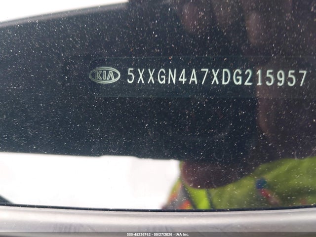 45236762 :رقم المزاد ، 5XXGN4A7XDG215957 vin ، 2013 Kia Optima Ex مزاد بيع