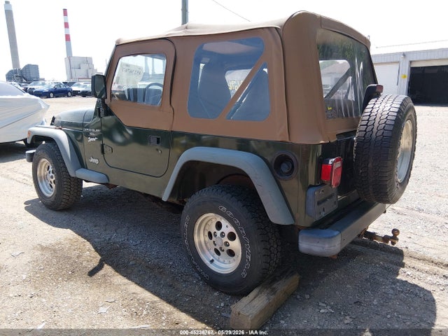 1997 Jeep Wrangler Sport მანქანა იყიდება აუქციონზე, vin: 1J4FY19S6VP445123, აუქციონის ნომერი: 45236767