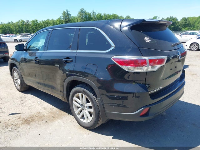 Toyota Highlander Le V6 2016 5TDBKRFH2GS270584 Image 3