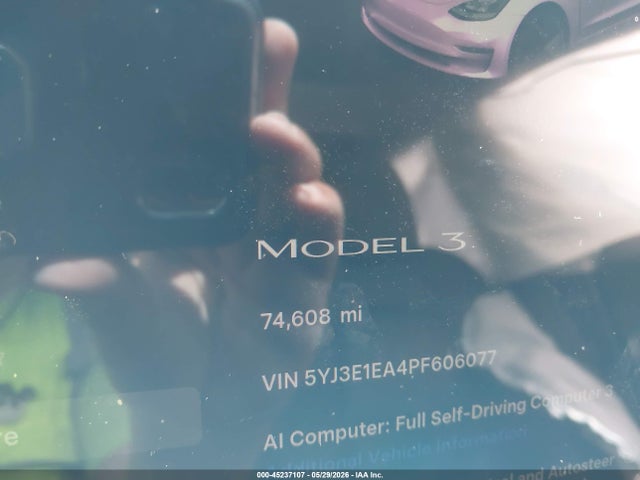 Tesla Model 3 Rear-wheel Drive 2023 5YJ3E1EA4PF606077 Image 15